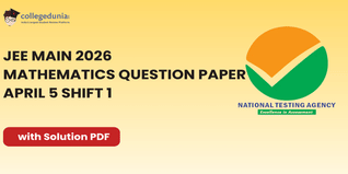 JEE Main 2026 April 5 Shift 1 Mathematics Question Paper with Solutions PDF